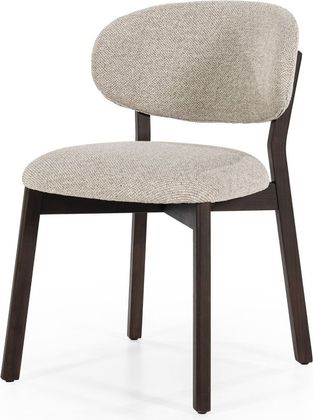 Eleonora Mikky Taupe Eetkamerstoel