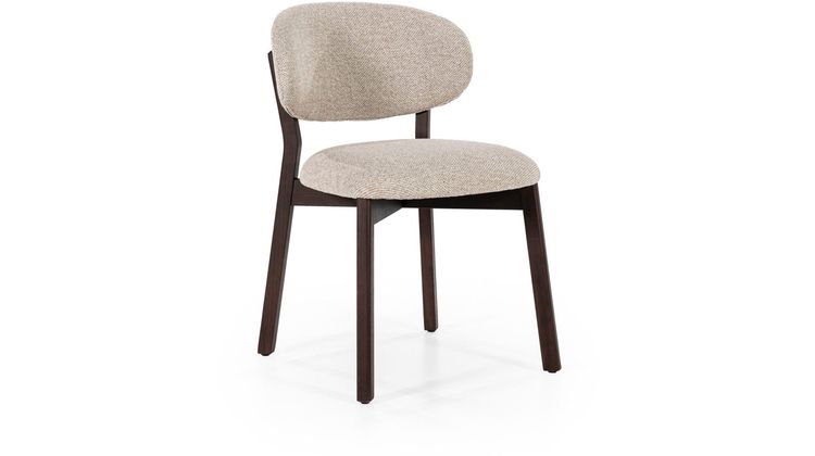 Eleonora Mikky Taupe Eetkamerstoel