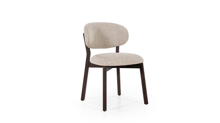 Eleonora Mikky Taupe Eetkamerstoel