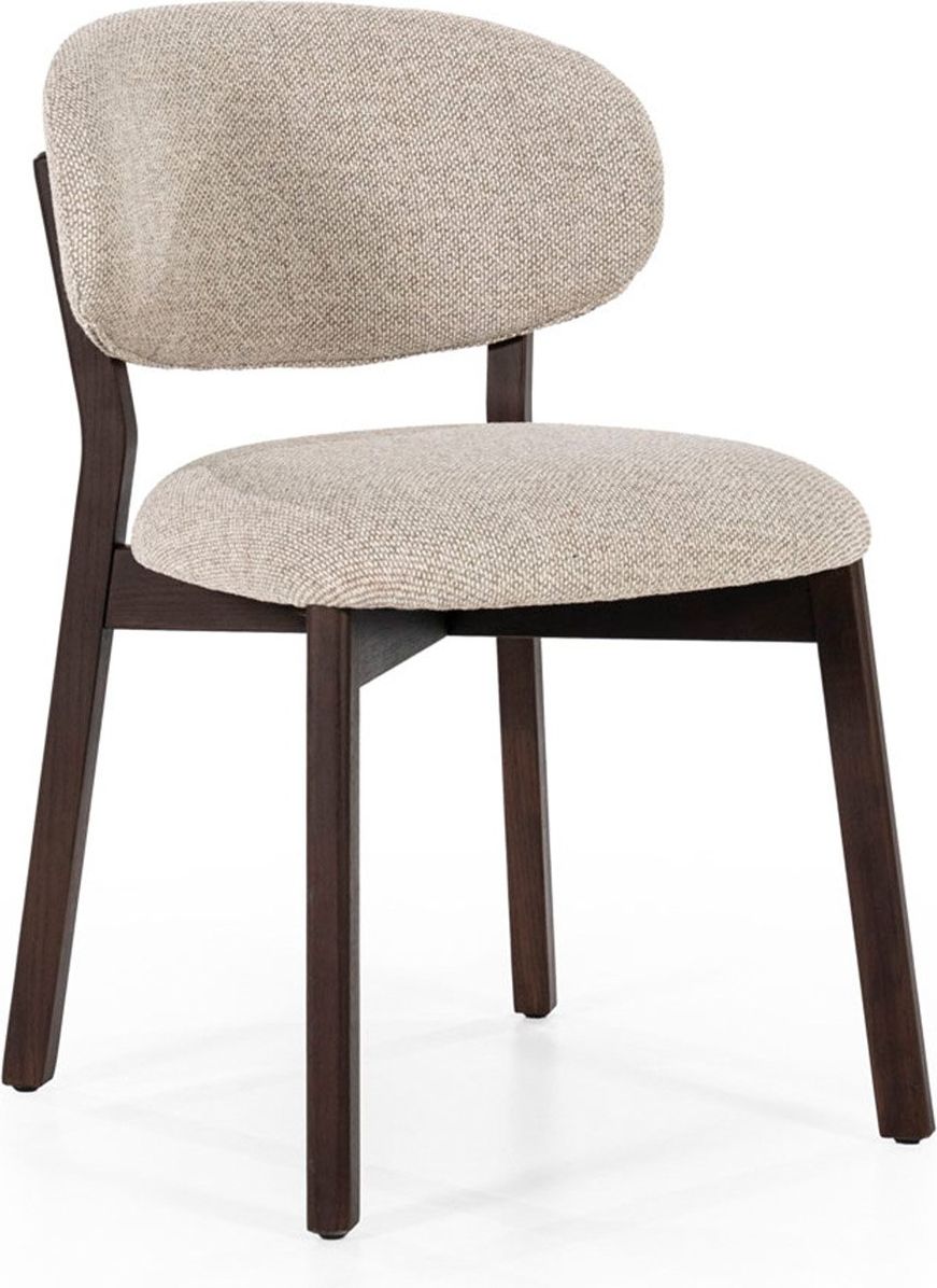 Eleonora Mikky Taupe Eetkamerstoel