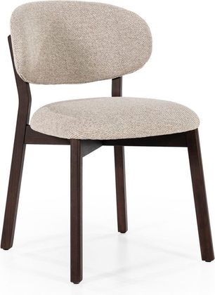 Eleonora Mikky Taupe Eetkamerstoel
