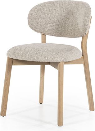 Eleonora Mikky Taupe Eetkamerstoel