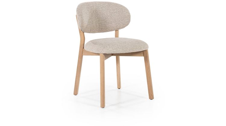 Eleonora Mikky Taupe Eetkamerstoel