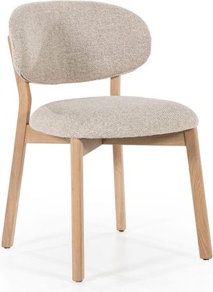Eleonora Mikky Taupe Eetkamerstoel