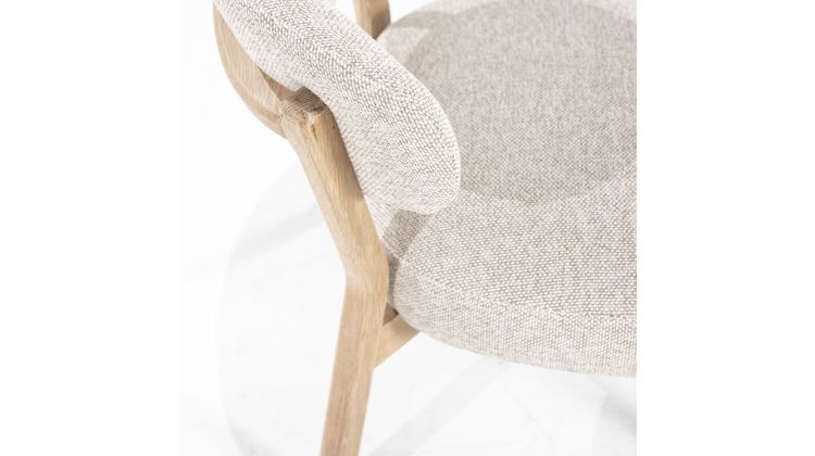 Eleonora Mikky Taupe Fauteuil