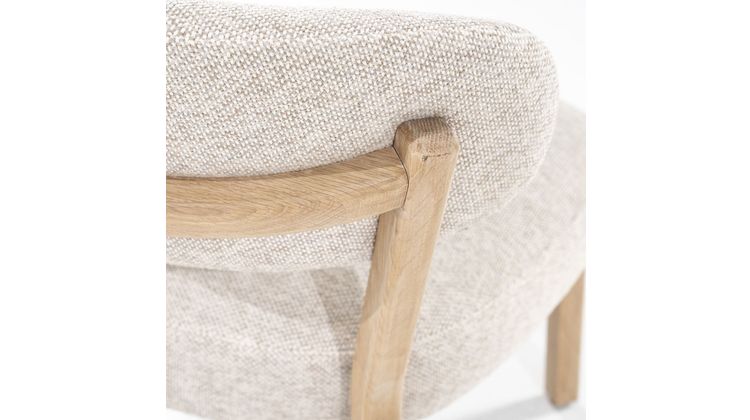 Eleonora Mikky Taupe Fauteuil