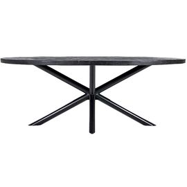 Eleonora Oscar Ovaal Zwart Eettafel