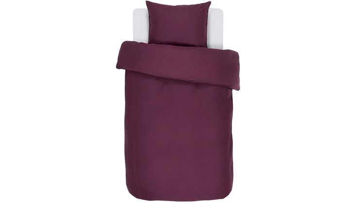 Essenza Minte Burgundy Dekbedovertrek