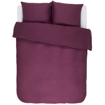 Essenza Minte Burgundy Dekbedovertrek
