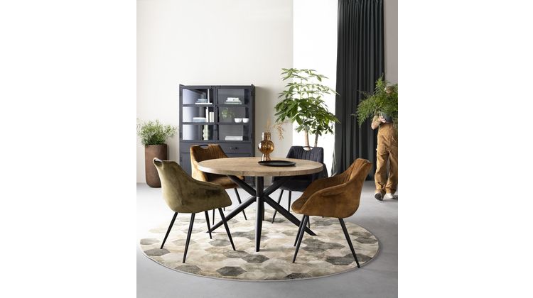 Feelings Wonen Brandy Eettafel