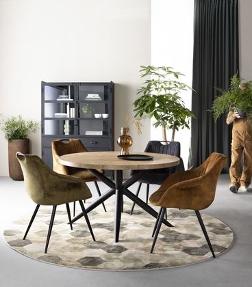 Feelings Wonen Brandy Eettafel