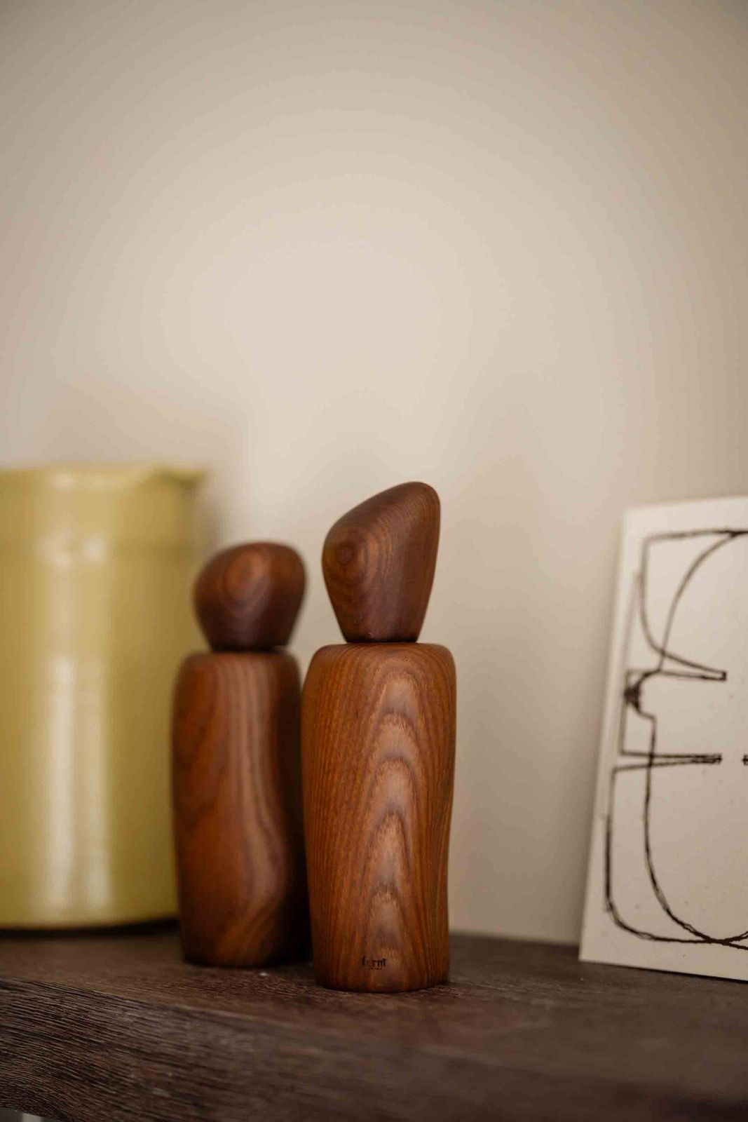 Ferm Living Cairn Peper- of Zoutmolen