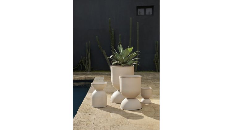Ferm Living Hourglass Creme Vaas