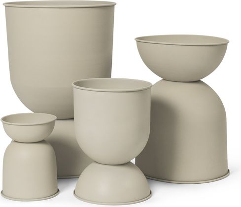 Ferm Living Hourglass Creme Vaas