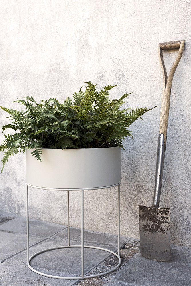 Ferm Living Plant Box Plantenbak Light Grey | Eijerkamp Wonen