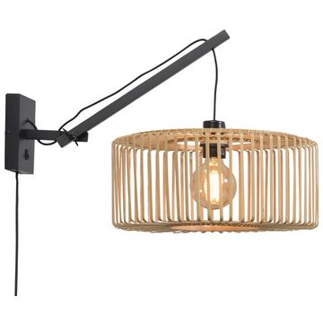 Good&Mojo Bromo Bamboo Black Wandlamp