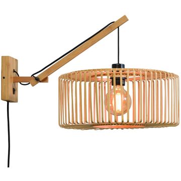 Good&Mojo Bromo Bamboo Natural Wandlamp