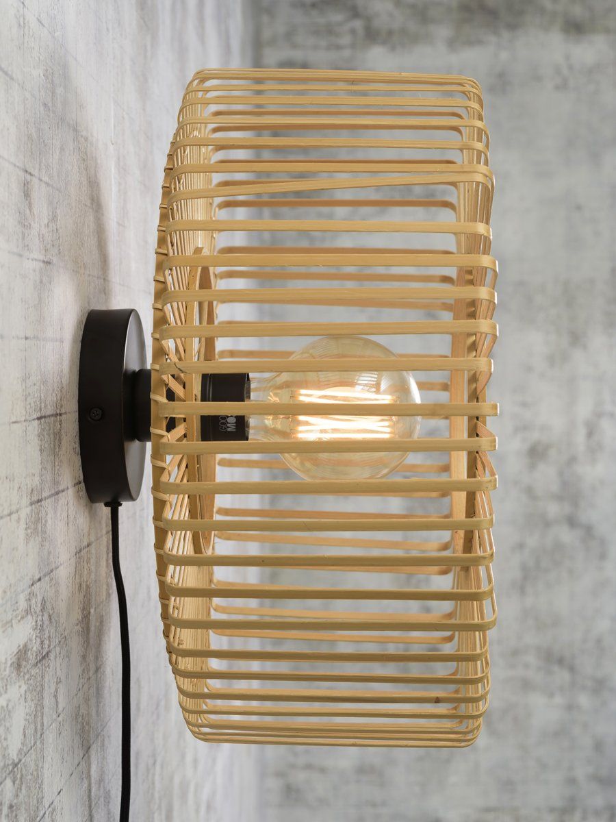 Good&Mojo Bromo Bamboo Wandlamp