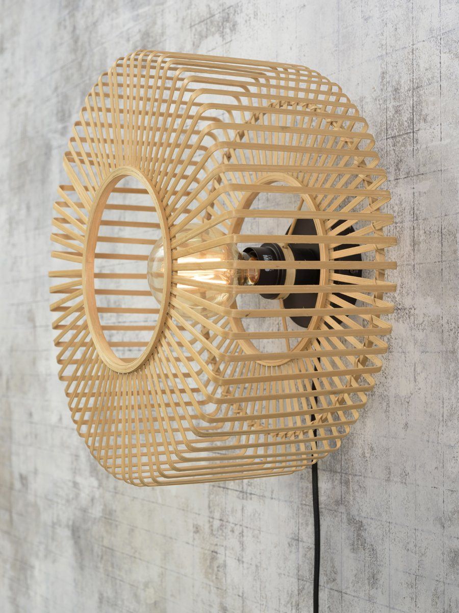 Good&Mojo Bromo Bamboo Wandlamp