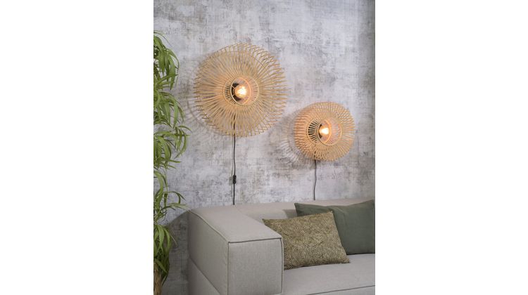 Good&Mojo Bromo Bamboo Wandlamp
