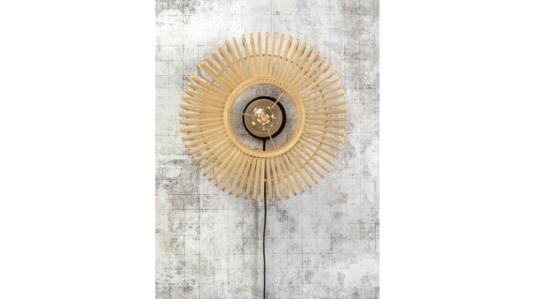 Good&Mojo Bromo Bamboo Wandlamp
