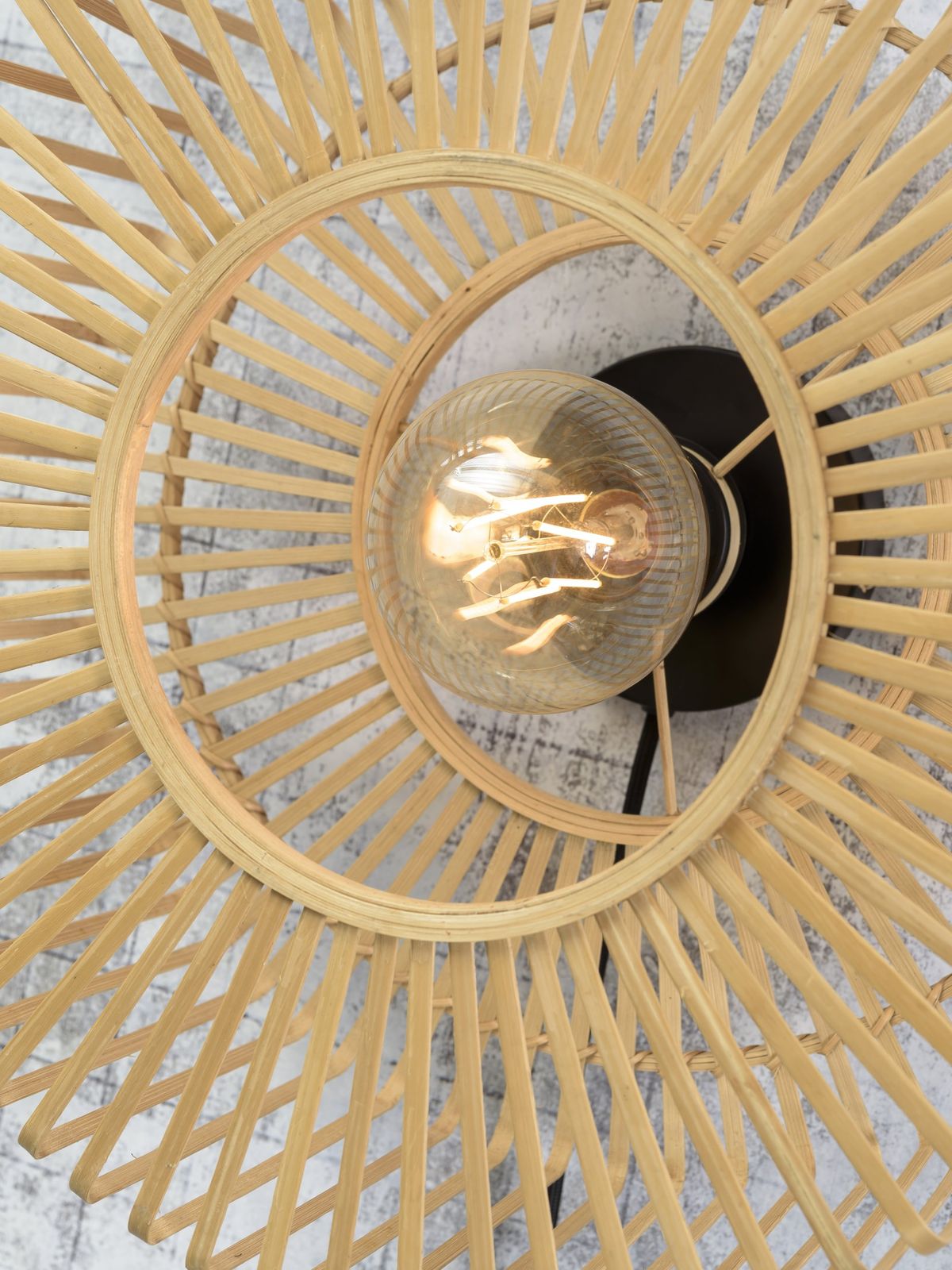Good&Mojo Bromo Bamboo Wandlamp