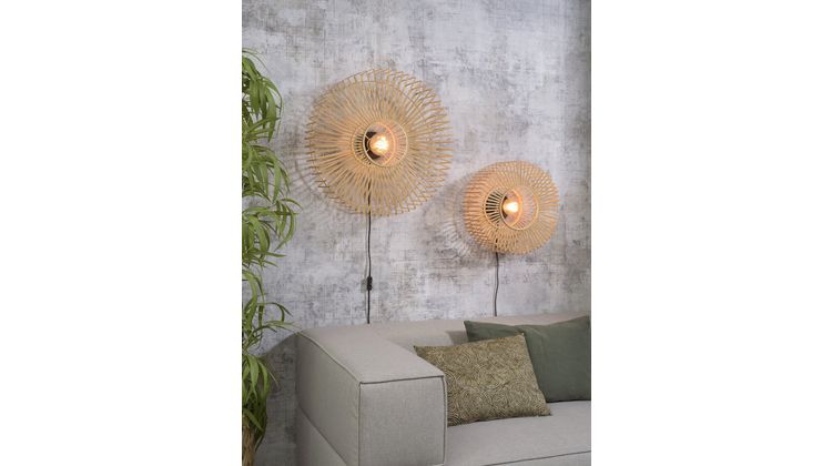 Good&Mojo Bromo Bamboo Wandlamp