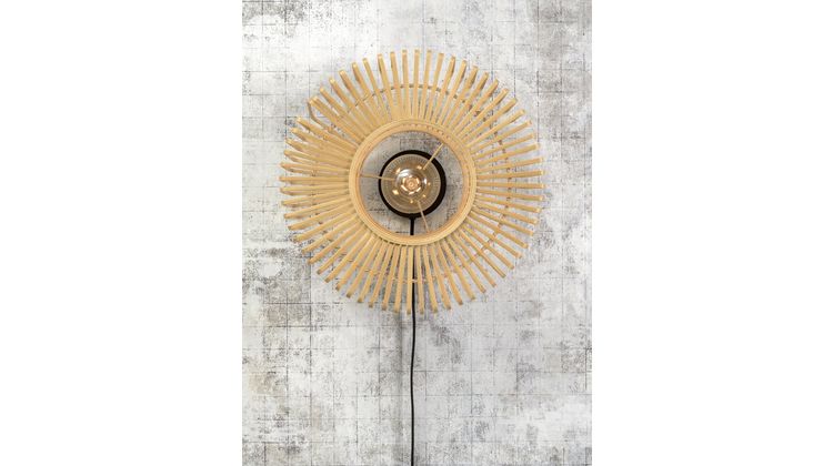Good&Mojo Bromo Bamboo Wandlamp
