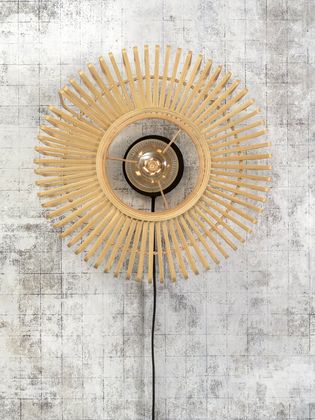 Good&Mojo Bromo Bamboo Wandlamp