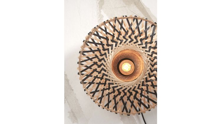 Good&Mojo Kalimantan Natural Black Wandlamp