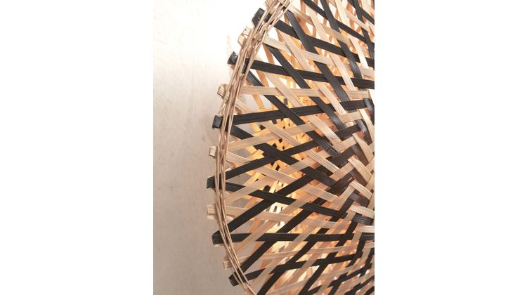 Good&Mojo Kalimantan Natural Black Wandlamp