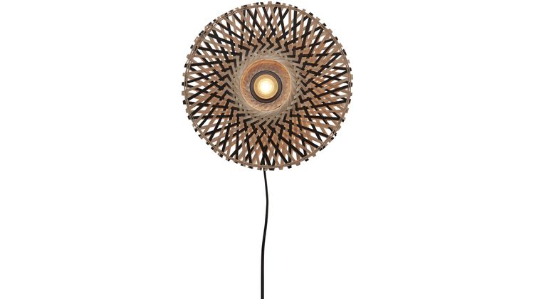 Good&Mojo Kalimantan Natural Black Wandlamp