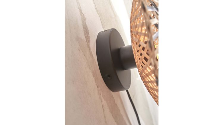 Good&Mojo Kalimantan Natural Black Wandlamp