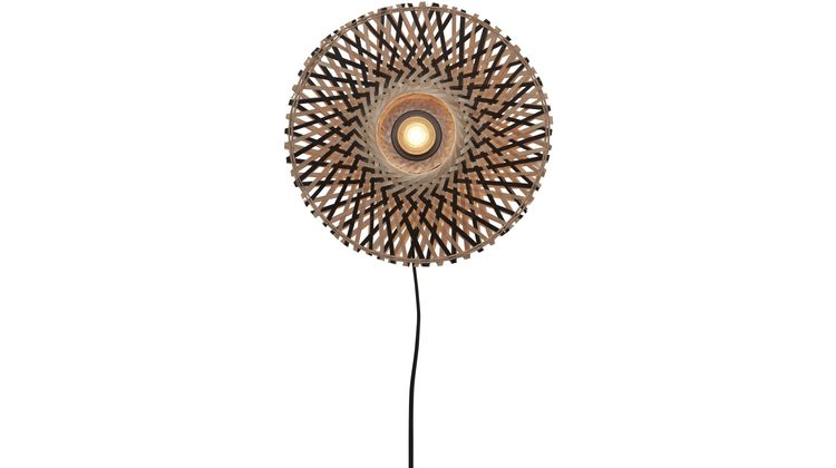 Good&Mojo Kalimantan Natural Black Wandlamp