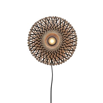 Good&Mojo Kalimantan Natural Black Wandlamp