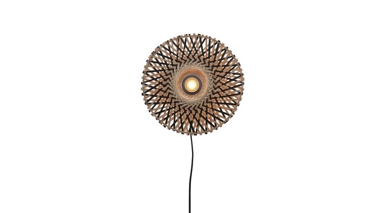 Good&Mojo Kalimantan Natural Black Wandlamp