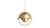Gubi Multi-Lite Hanglamp Shiny Brass