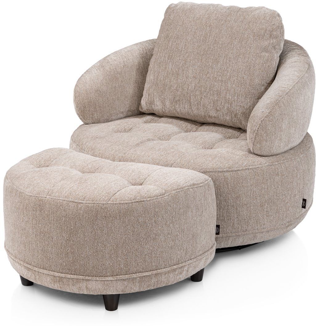 Henders en Hazel Borgia Draaifauteuil