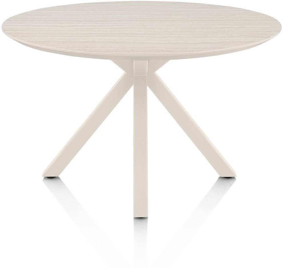 Henders en Hazel Caletta Beige Centrale Kruispoot Eettafel