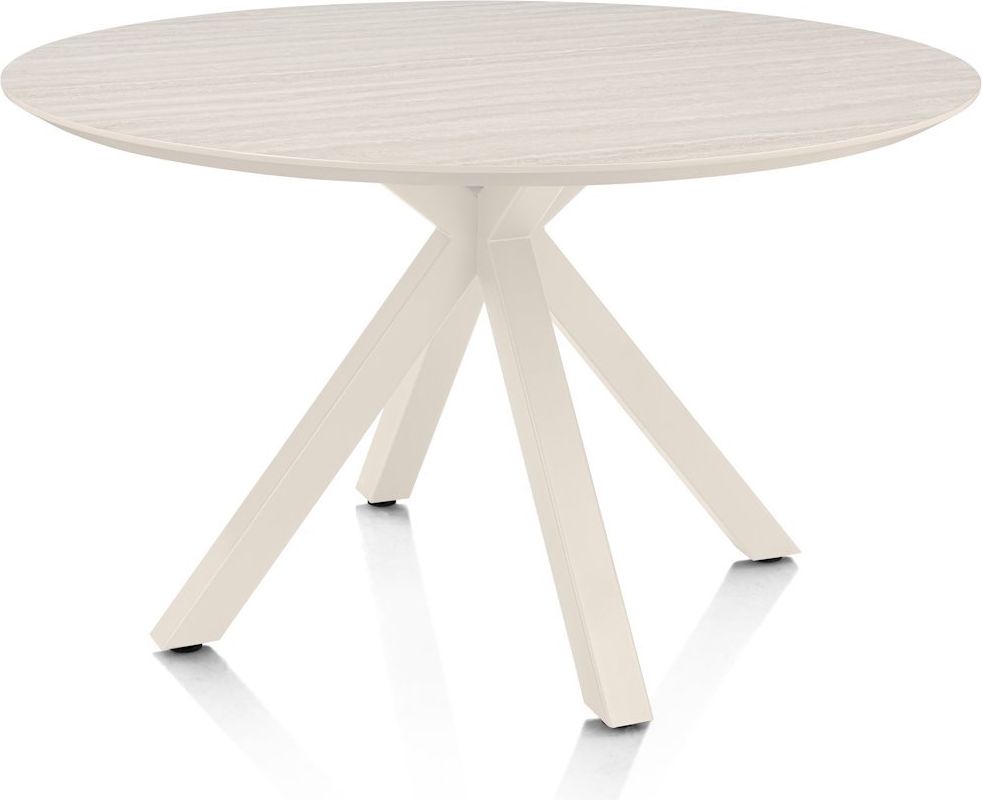 Henders en Hazel Caletta Beige Centrale Kruispoot Eettafel