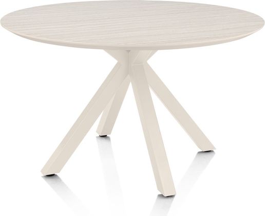 Henders en Hazel Caletta Beige Centrale Kruispoot Eettafel