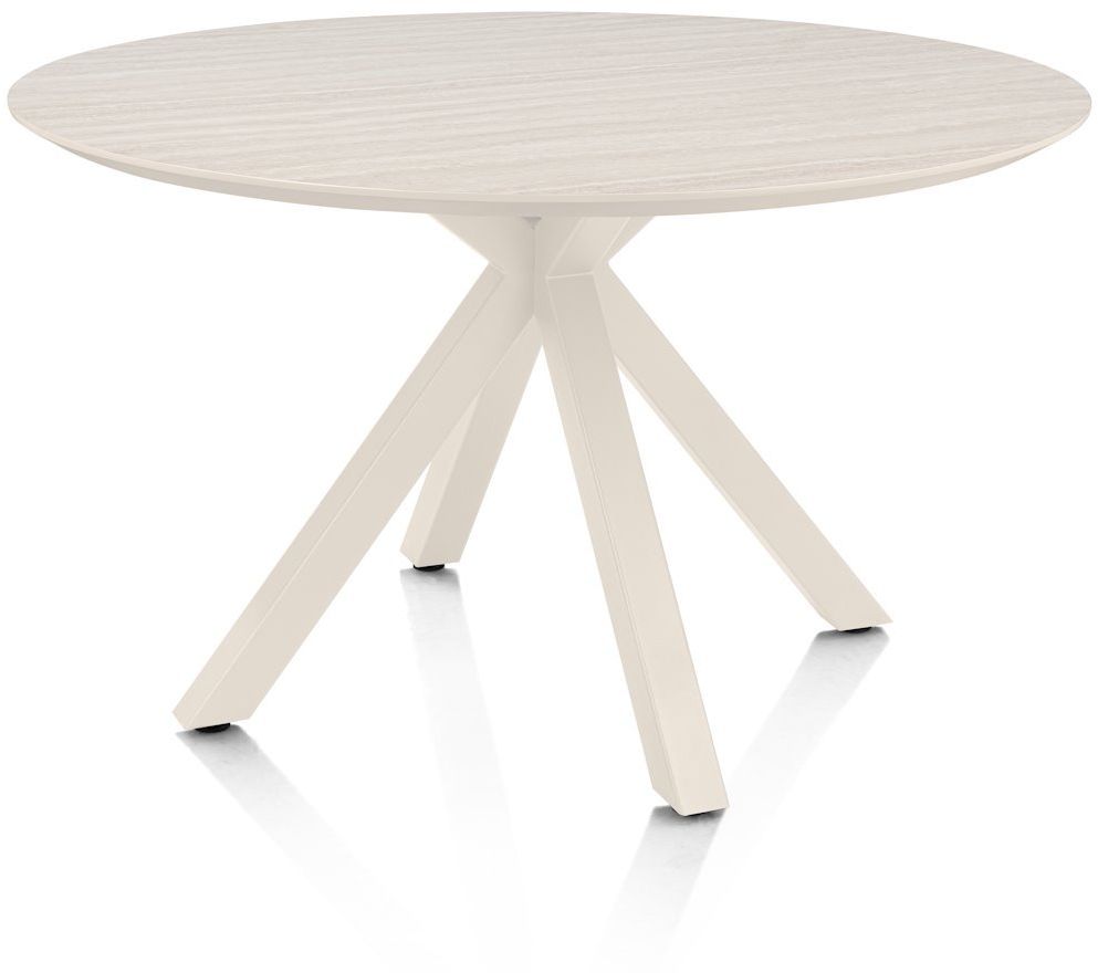 Henders en Hazel Caletta Beige Centrale Kruispoot Eettafel
