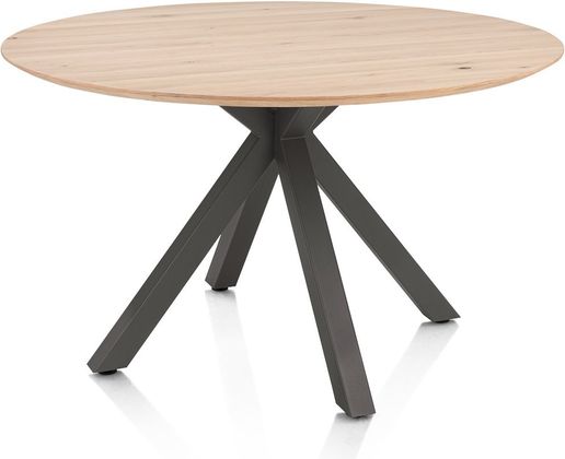 Henders en Hazel Caletta Grijze Centrale Kruispoot Eettafel