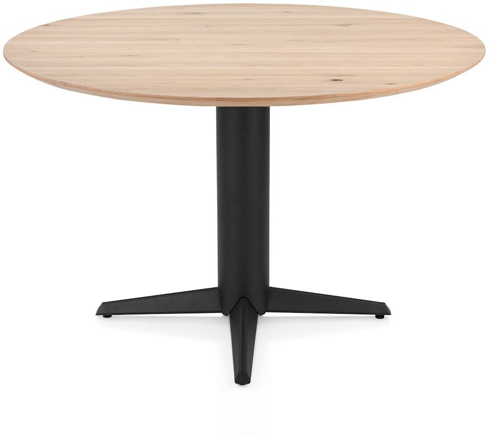 Henders en Hazel Caletta Zwarte Centrale Teenpoot Eettafel
