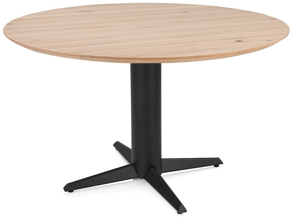 Henders en Hazel Caletta Zwarte Centrale Teenpoot Eettafel