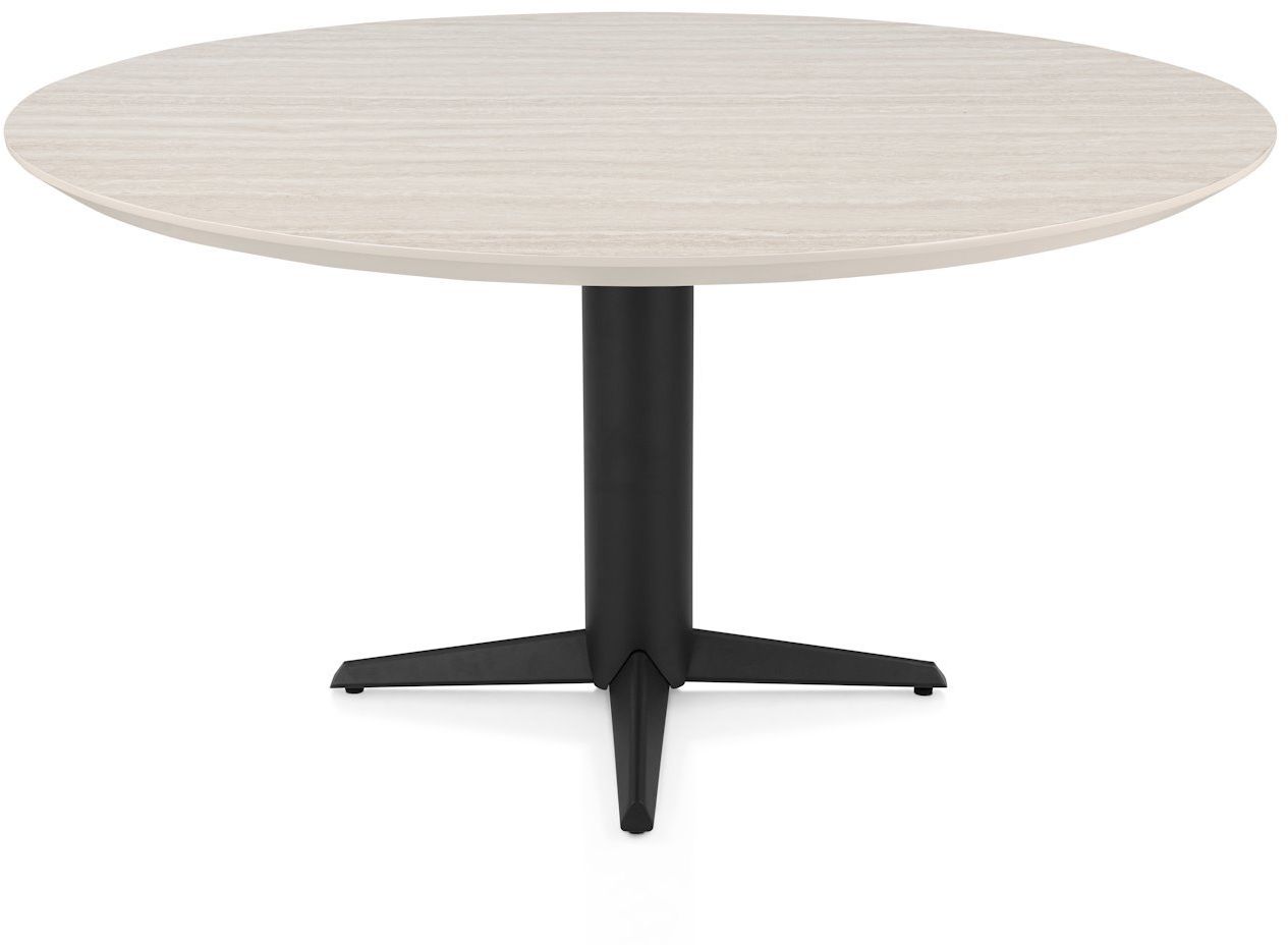 Henders en Hazel Caletta Zwarte Centrale Teenpoot Eettafel
