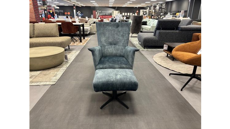 Henders en Hazel Carola Outlet Fauteuil + Hocker