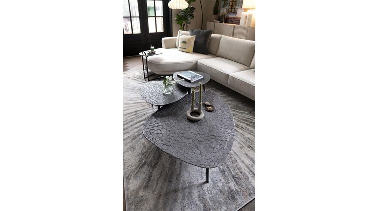 Henders en Hazel Dorval Zilver Salontafel