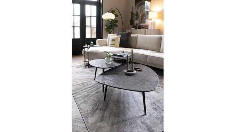 Henders en Hazel Dorval Zilver Salontafel