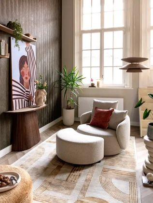 Henders en Hazel Elise Fauteuil + Hocker